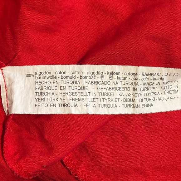 Zara Scarlet Mini Dress 100% cotton - Picture 13 of 16